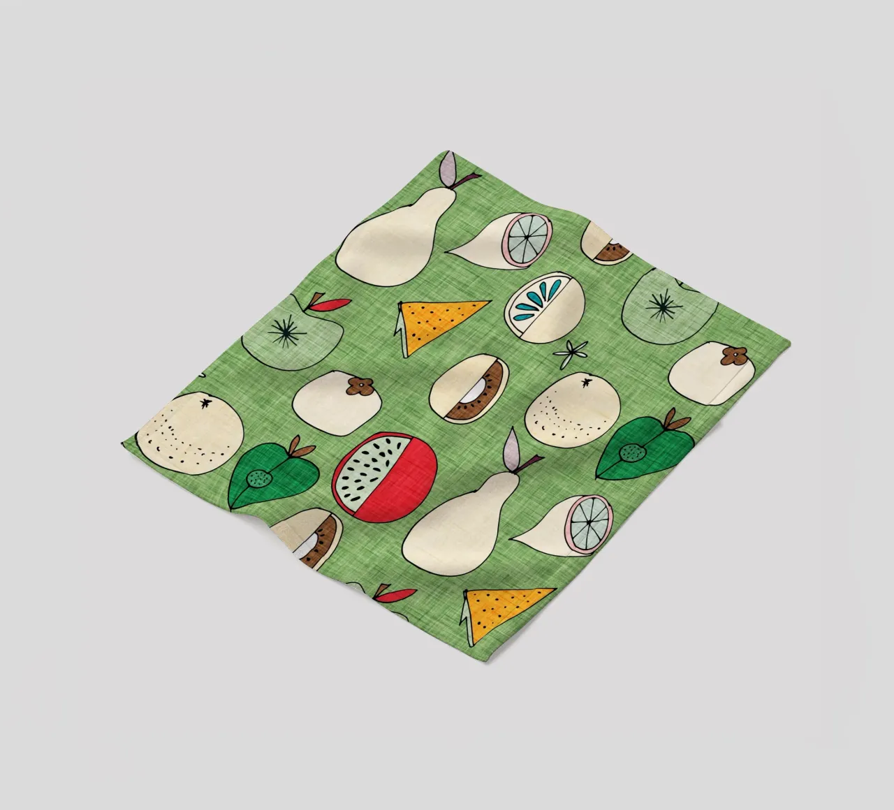 Pop Fruit Mod Green coperta in pile da susanacosta