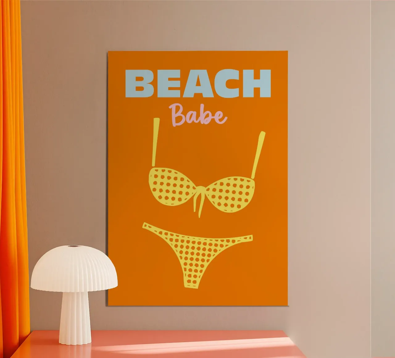 Beach Babe poster da Colorful Homes