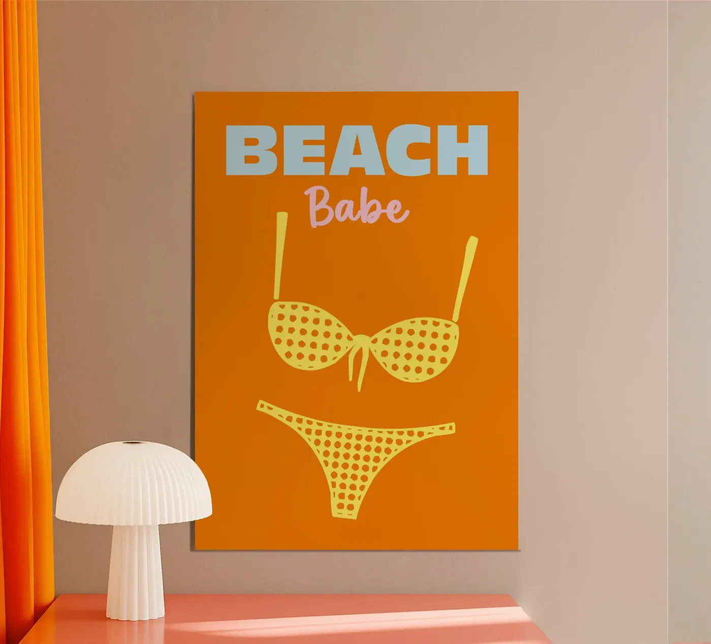 Beach Babe poster de Colorful Homes
