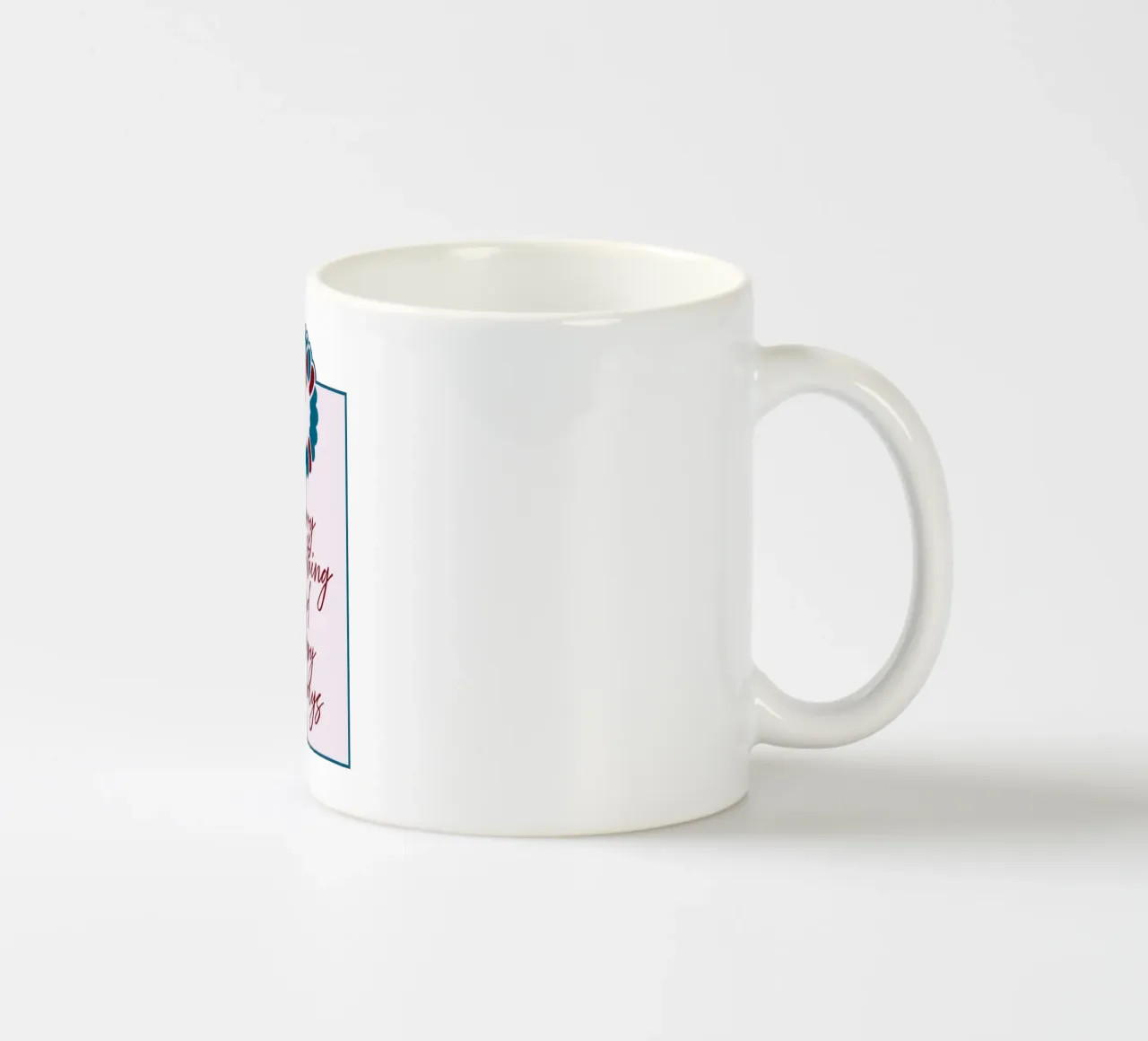 Merry Everything and Happy Always tazza in ceramica da DesigndN Christmassy