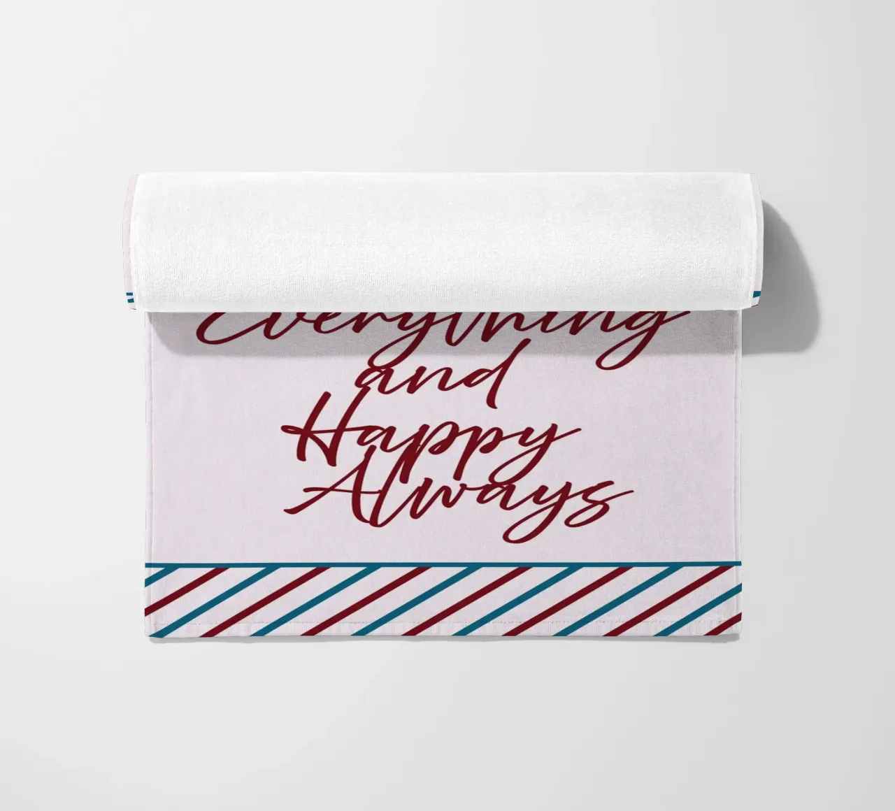 Merry Everything and Happy Always telo mare da DesigndN Christmassy