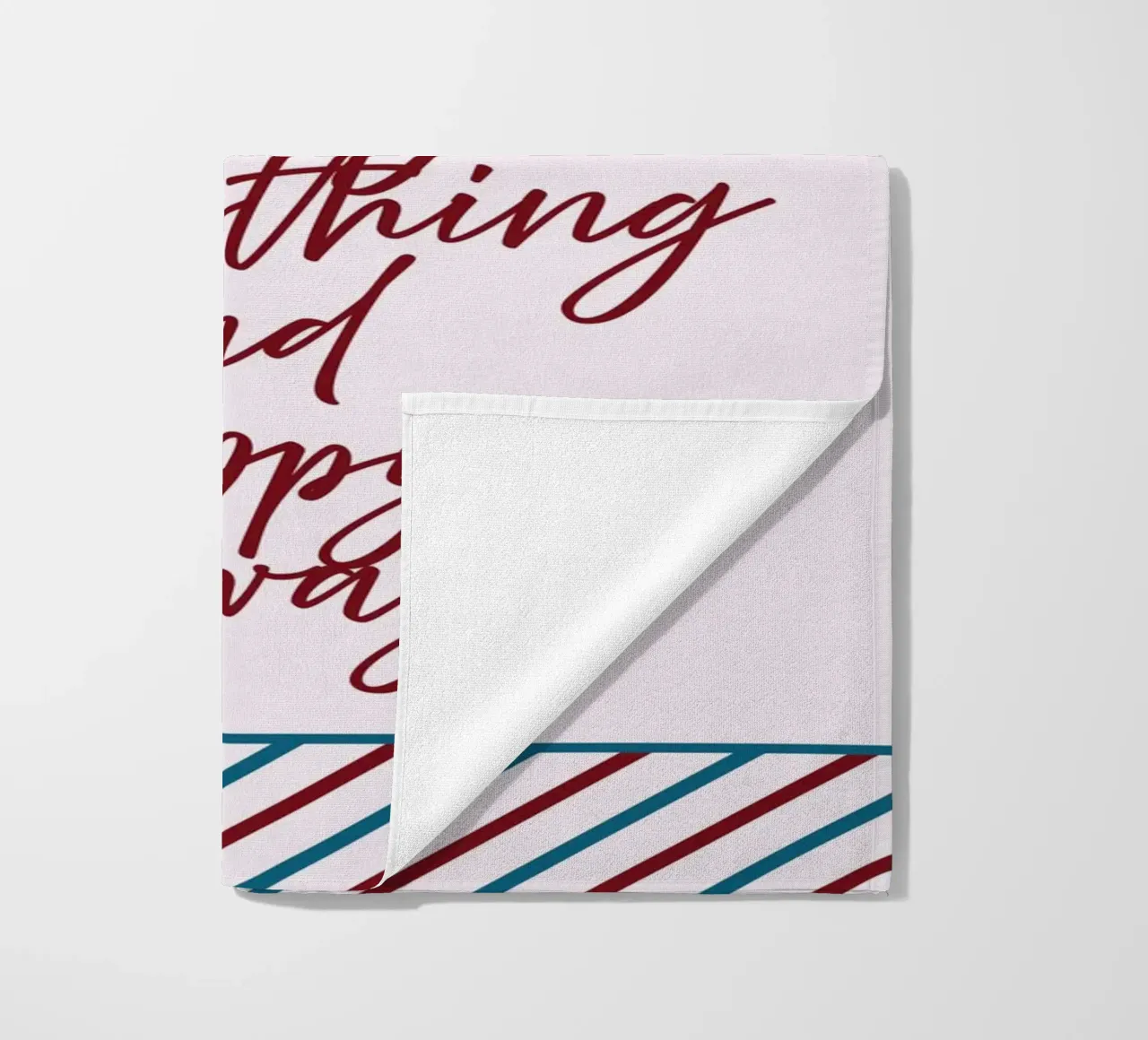 Merry Everything and Happy Always telo mare da DesigndN Christmassy