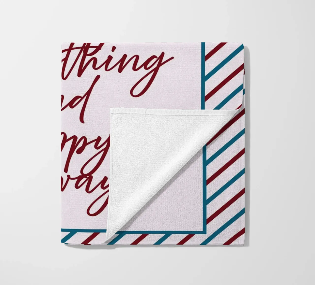 Merry Everything and Happy Always telo mare da DesigndN Christmassy