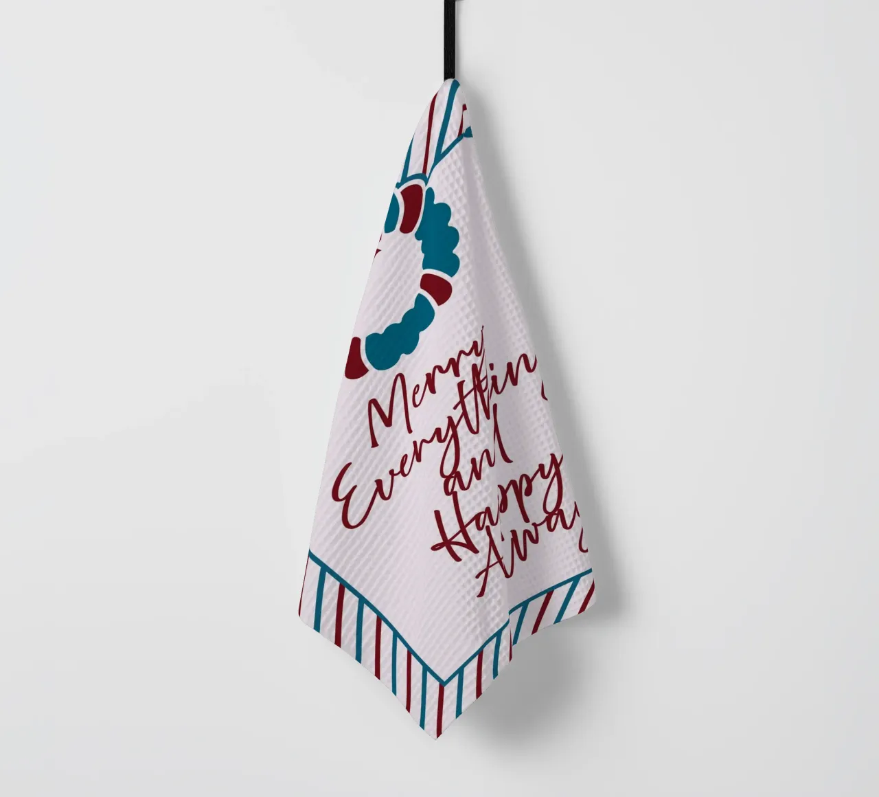 Merry Everything and Happy Always canovaccio da cucina da DesigndN Christmassy