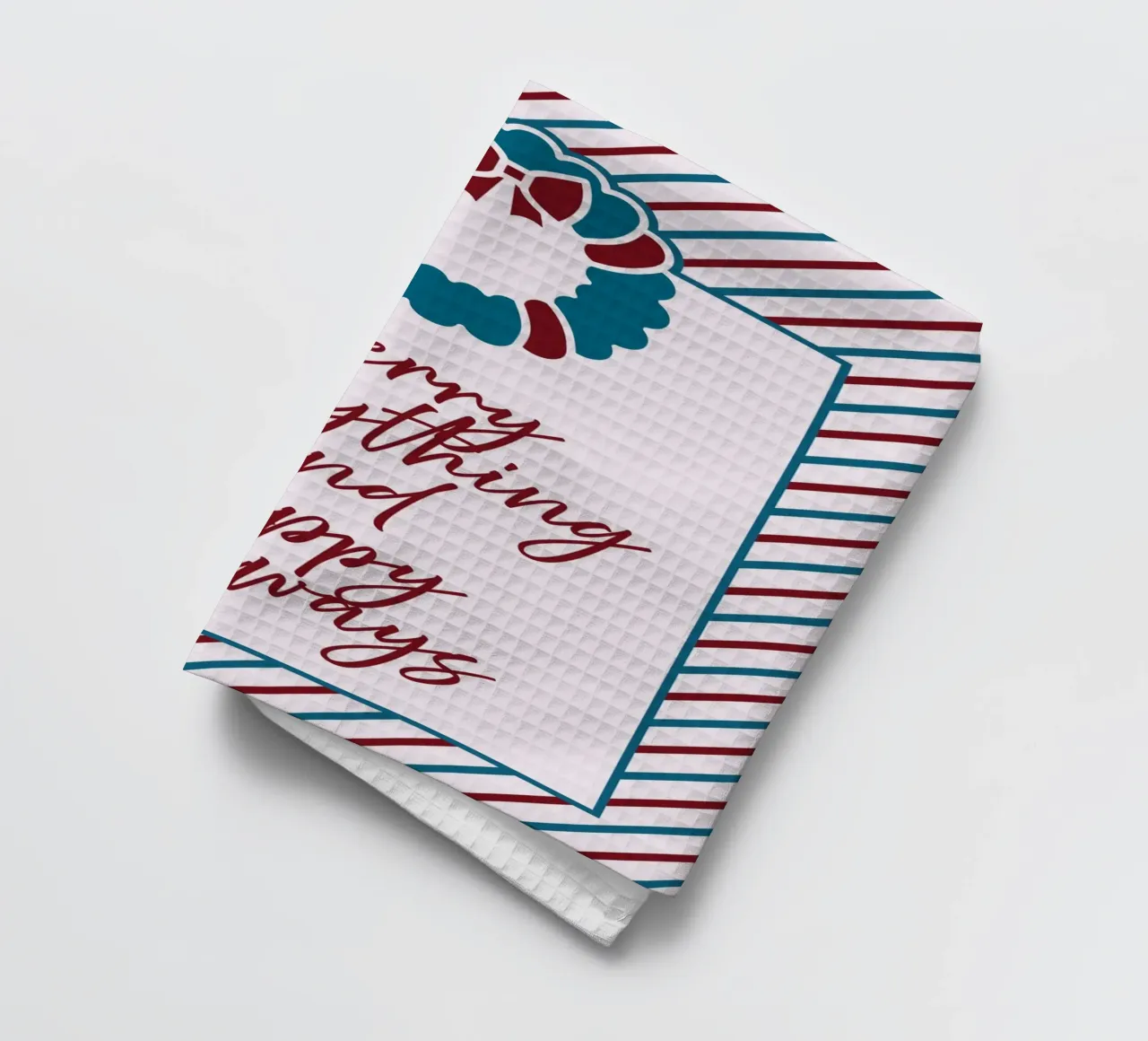 Merry Everything and Happy Always canovaccio da cucina da DesigndN Christmassy