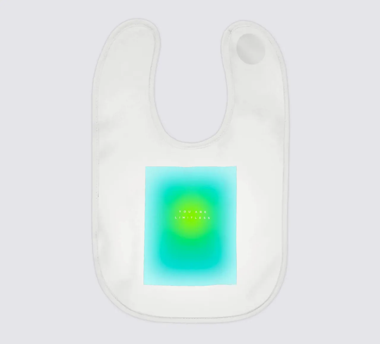 TU SEI LIMITATA - Gradiente aura potenziante per lei bavaglino da Dominique Vari Words