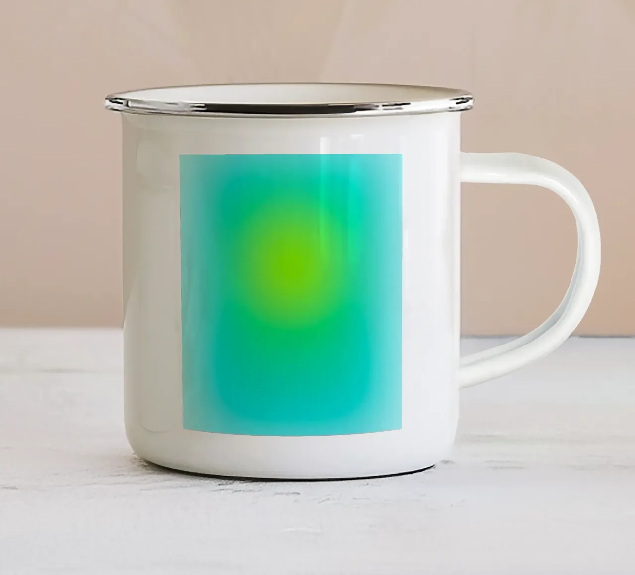 TU SEI LIMITATA - Gradiente aura potenziante per lei tazza in smalto da Dominique Vari Words