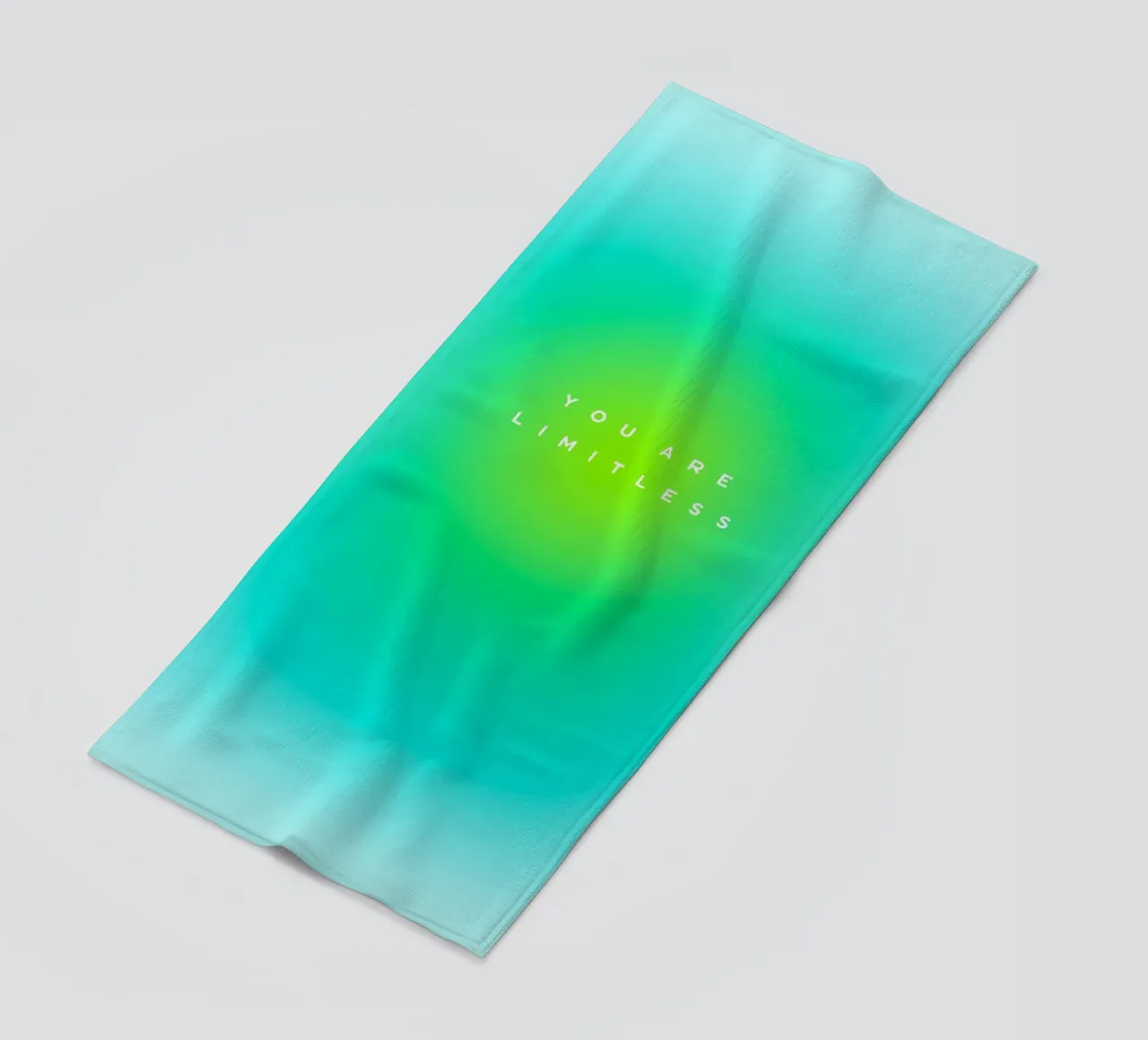 TU SEI LIMITATA - Gradiente aura potenziante per lei telo mare da Dominique Vari Words