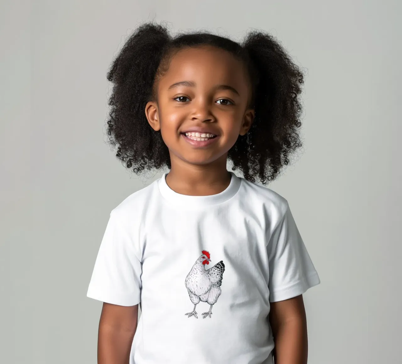 Pollo t-shirt bambini da BwiseLizzy