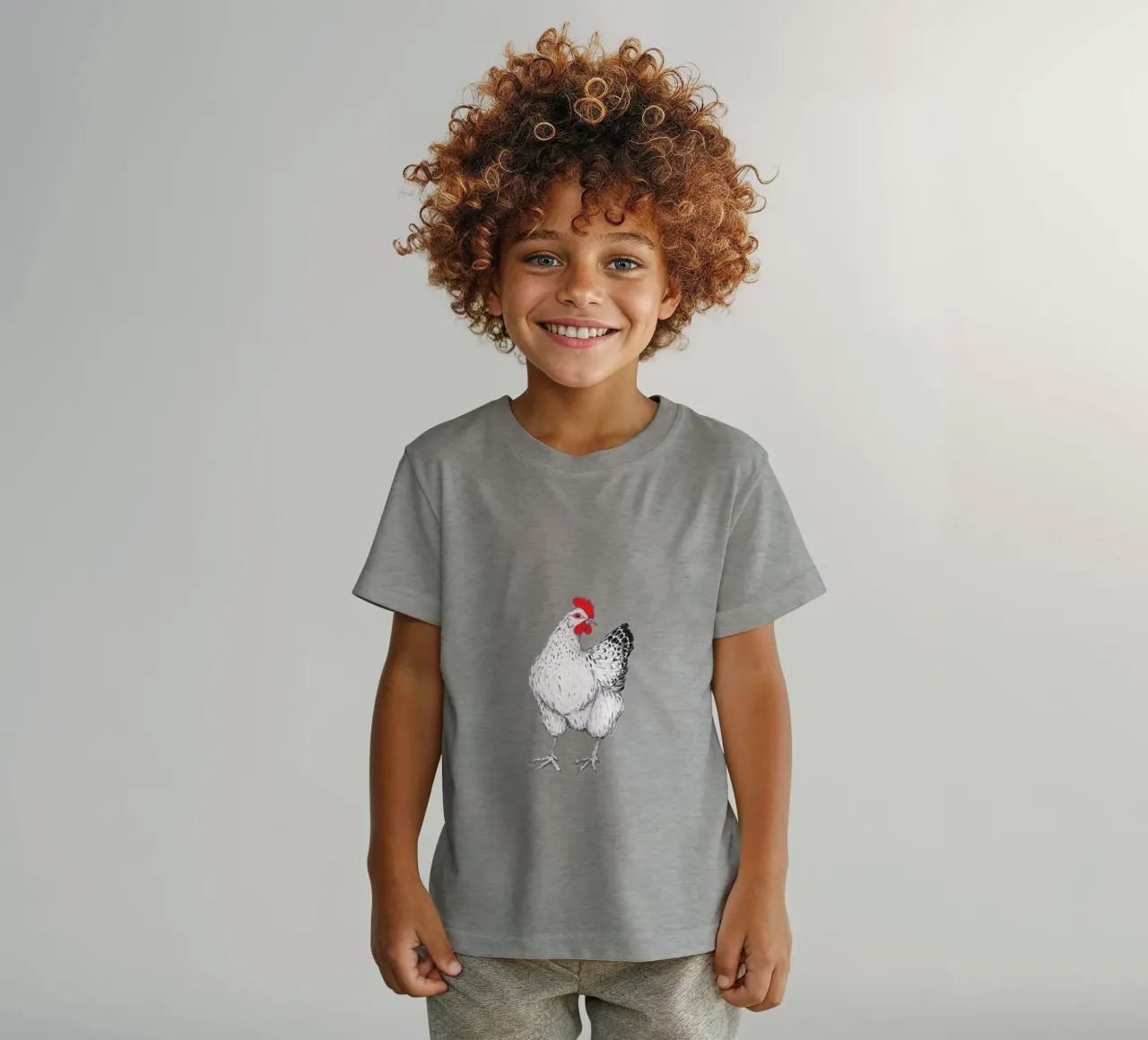 Pollo t-shirt bambini da BwiseLizzy