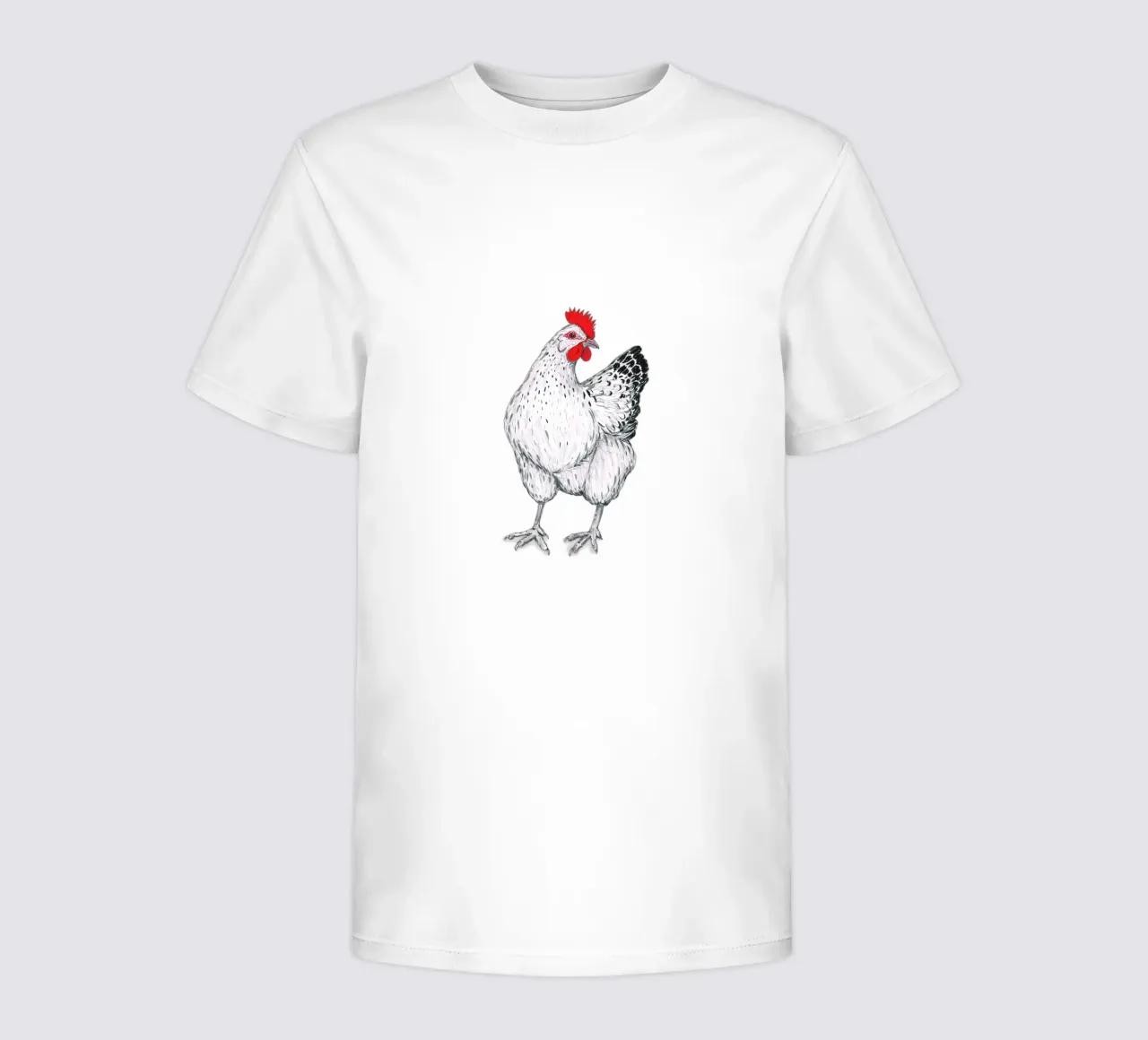 Pollo t-shirt bambini da BwiseLizzy