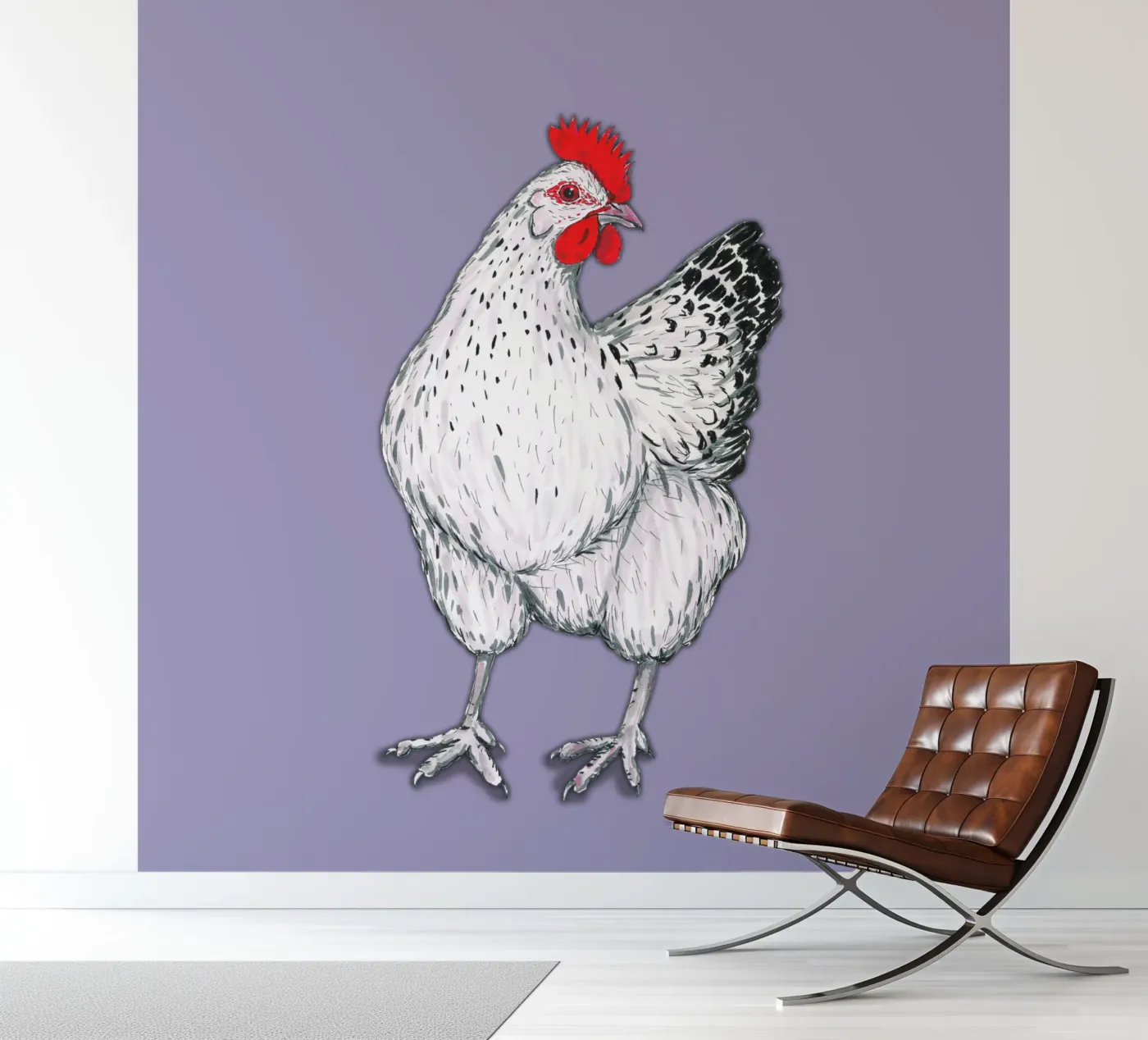 Kip fotobehang van BwiseLizzy