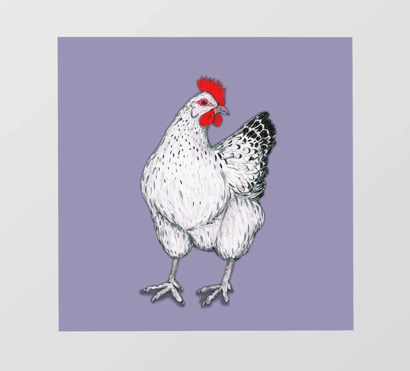 Chicken fotobehang van BwiseLizzy