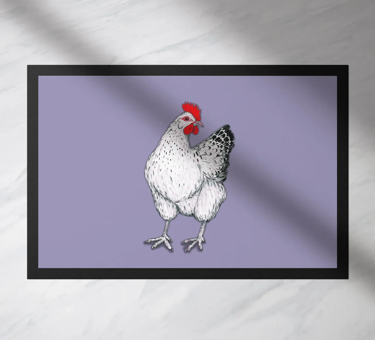 Chicken doormat by BwiseLizzy