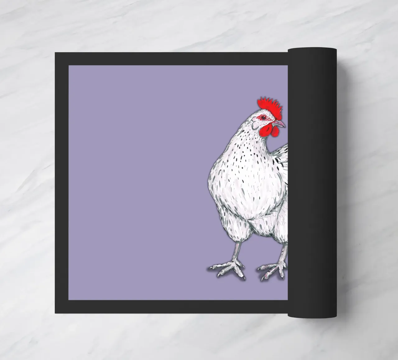 Chicken doormat by BwiseLizzy