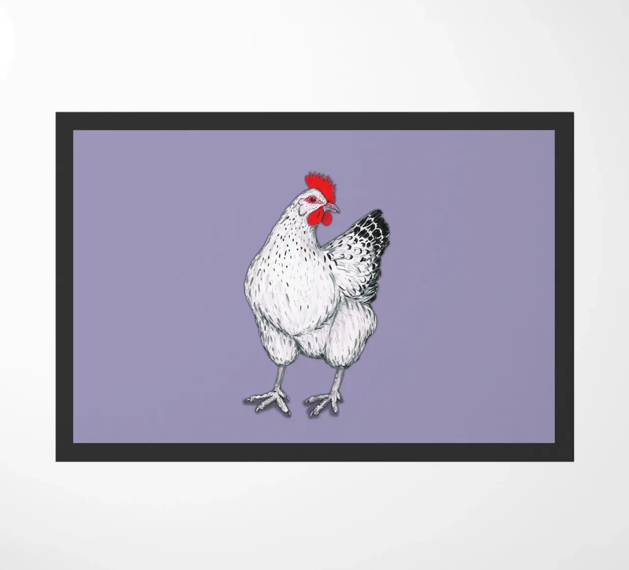 Chicken doormat by BwiseLizzy