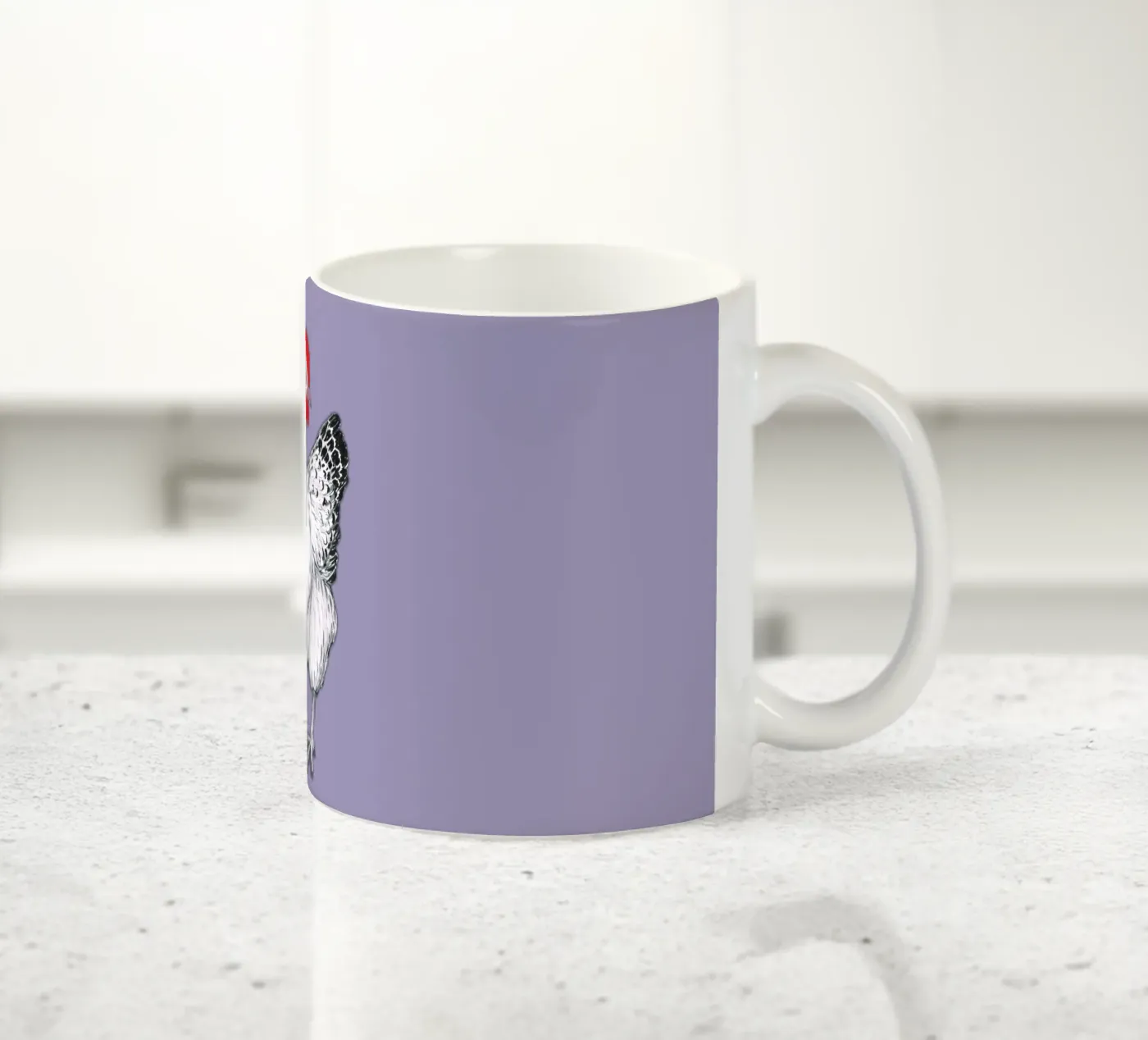 Chicken ceramic mug by BwiseLizzy