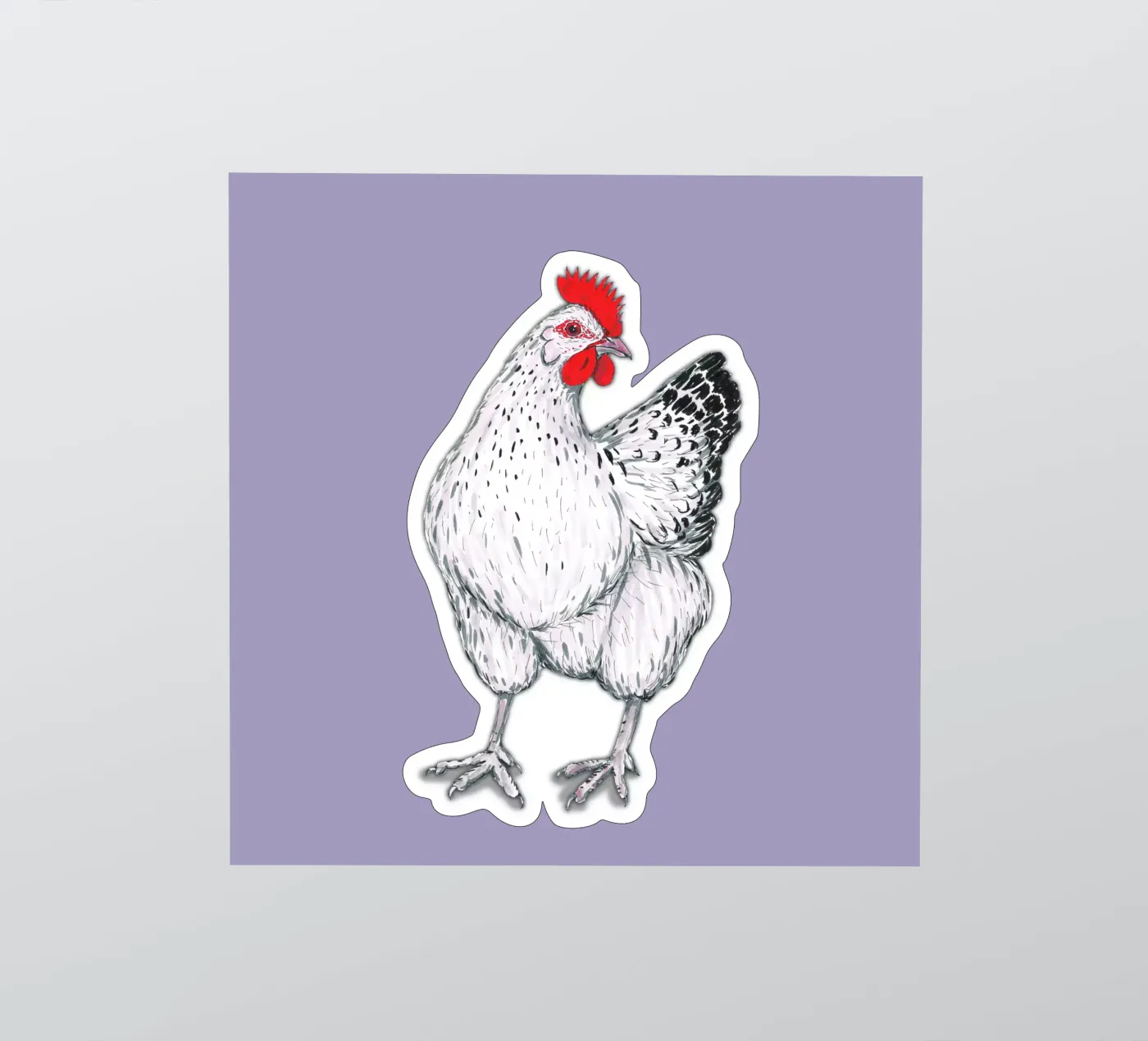 Chicken adesivo da BwiseLizzy