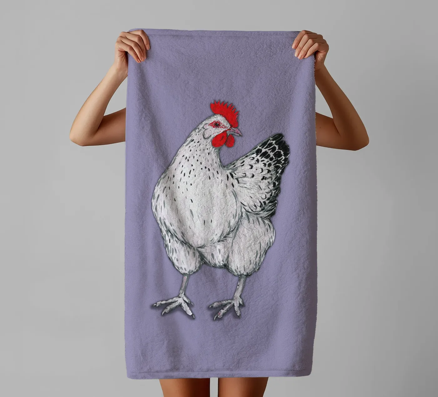Chicken towel by BwiseLizzy