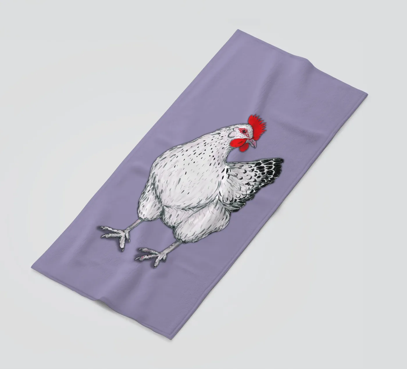 Chicken serviette de plage de BwiseLizzy