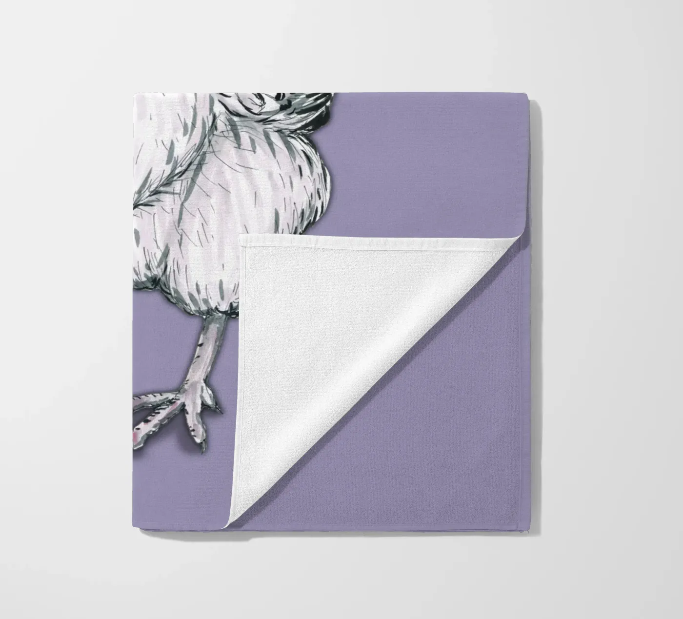 Chicken serviette de plage de BwiseLizzy