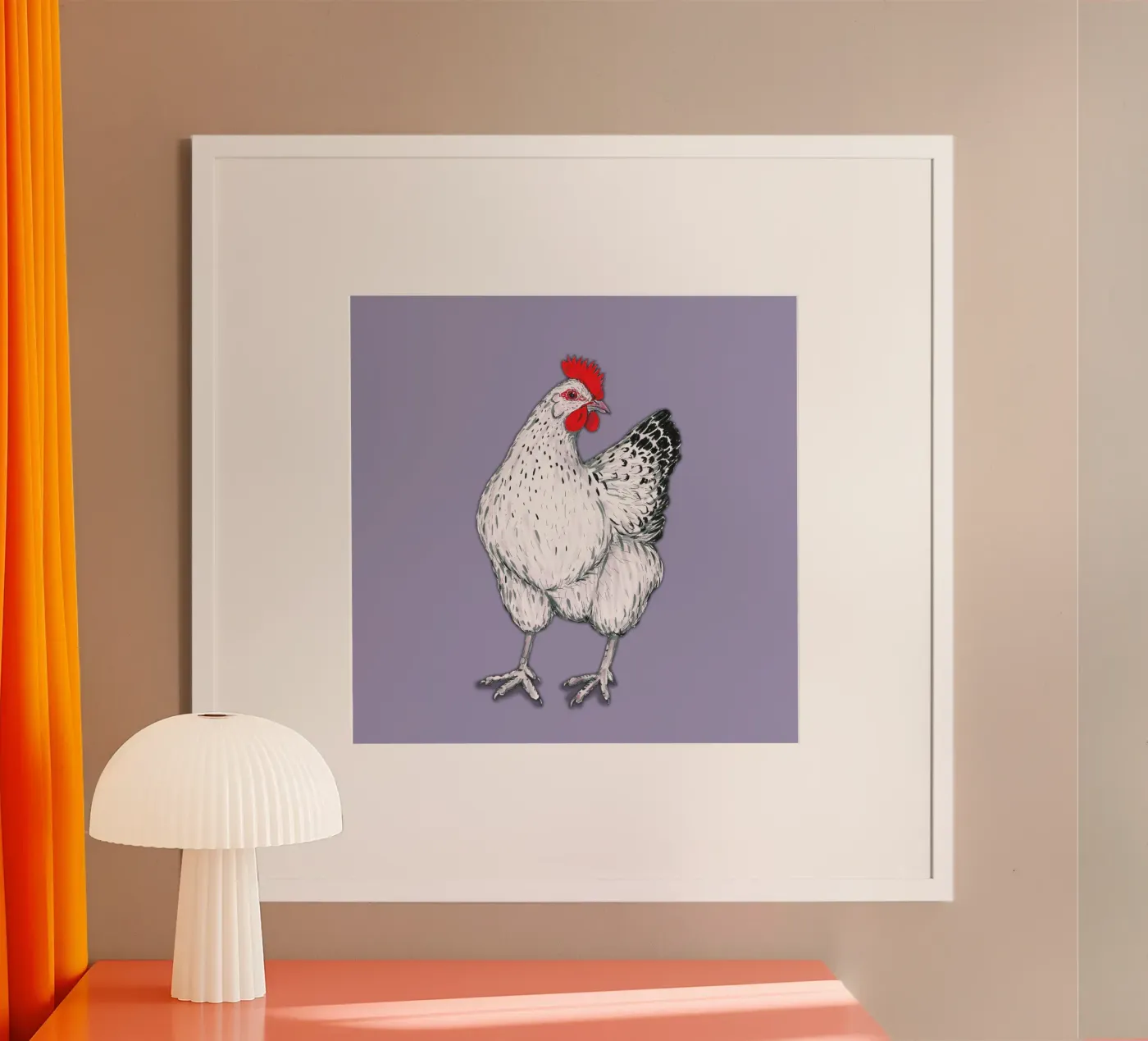 Chicken Poster von BwiseLizzy