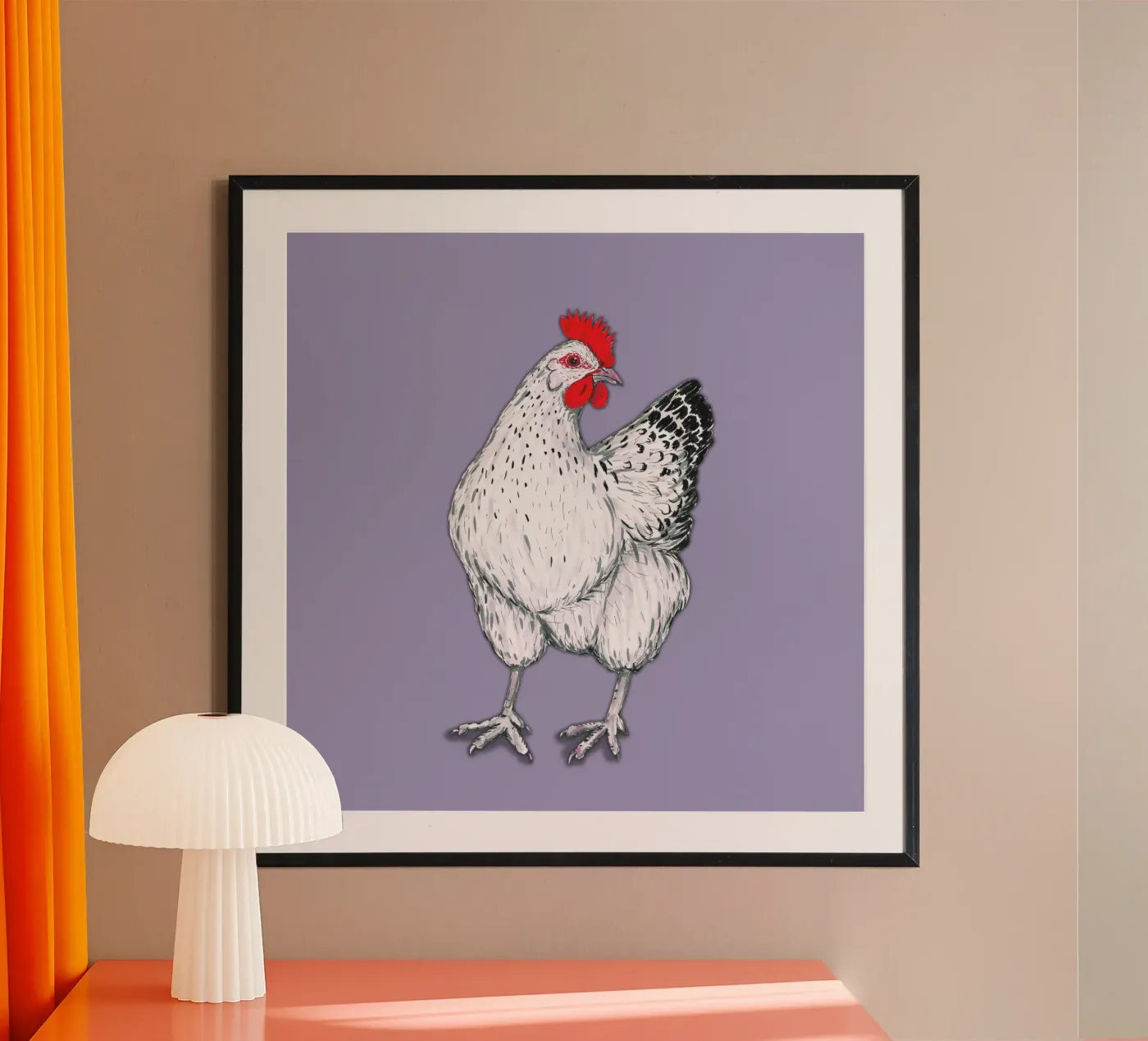 Chicken Poster von BwiseLizzy