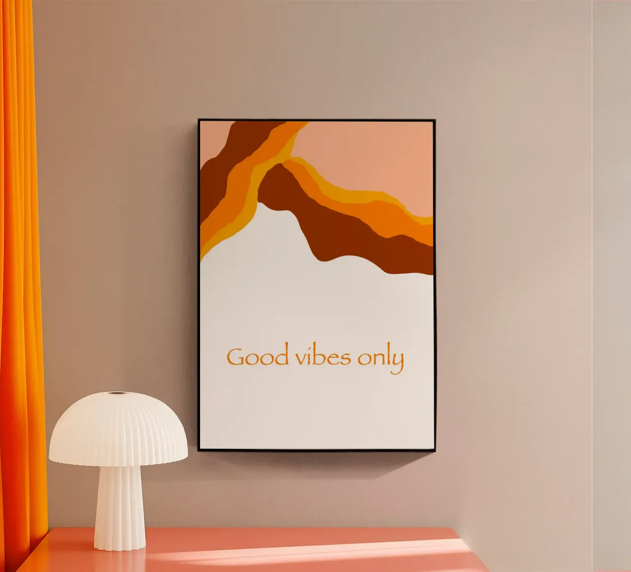 Good vibes product.type.acrylglas common.byCreator Simplicity