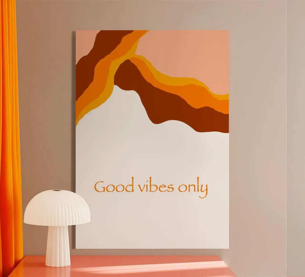 Good vibes product.type.acrylglas common.byCreator Simplicity
