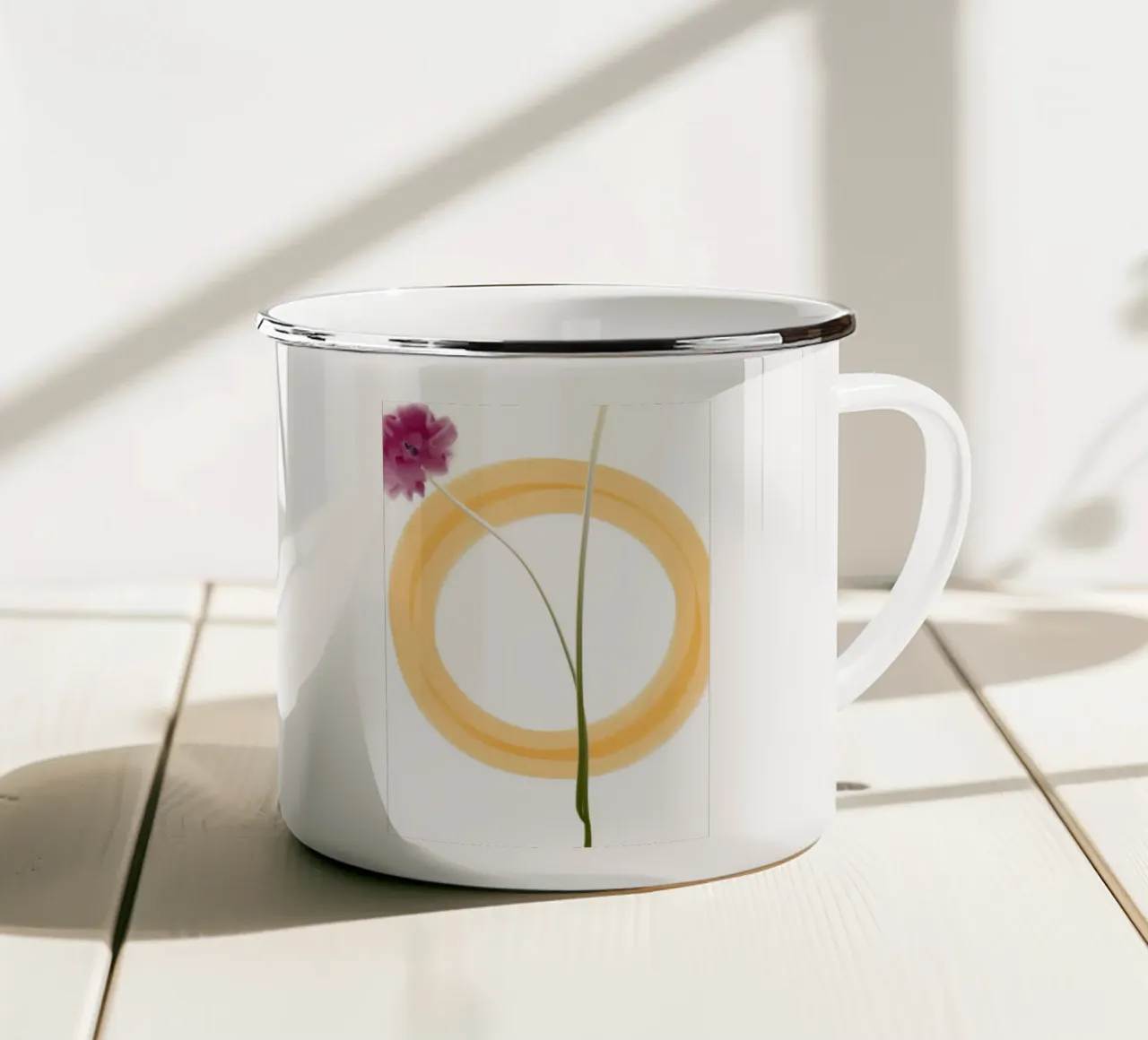 Golden circle tazza in smalto da Simplicity