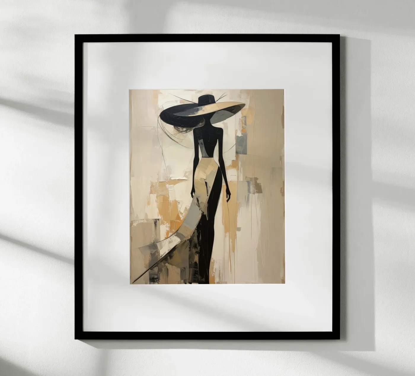 La fashionista sicura di sé poster da Katalier (Abstract Harmony)