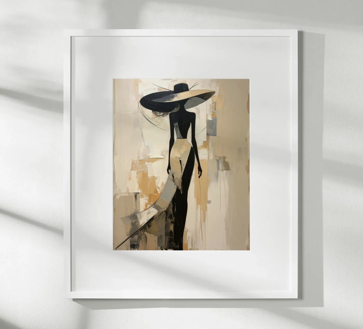 La fashionista sicura di sé poster da Katalier (Abstract Harmony)