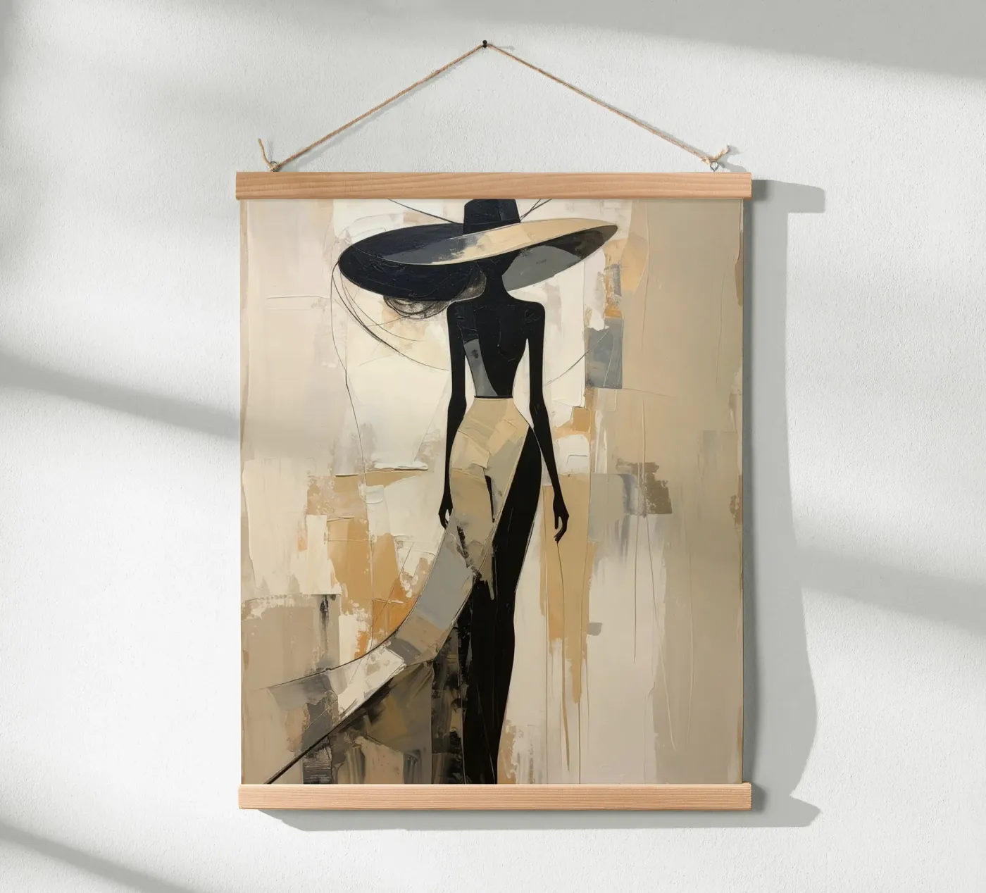 La fashionista sicura di sé poster da Katalier (Abstract Harmony)