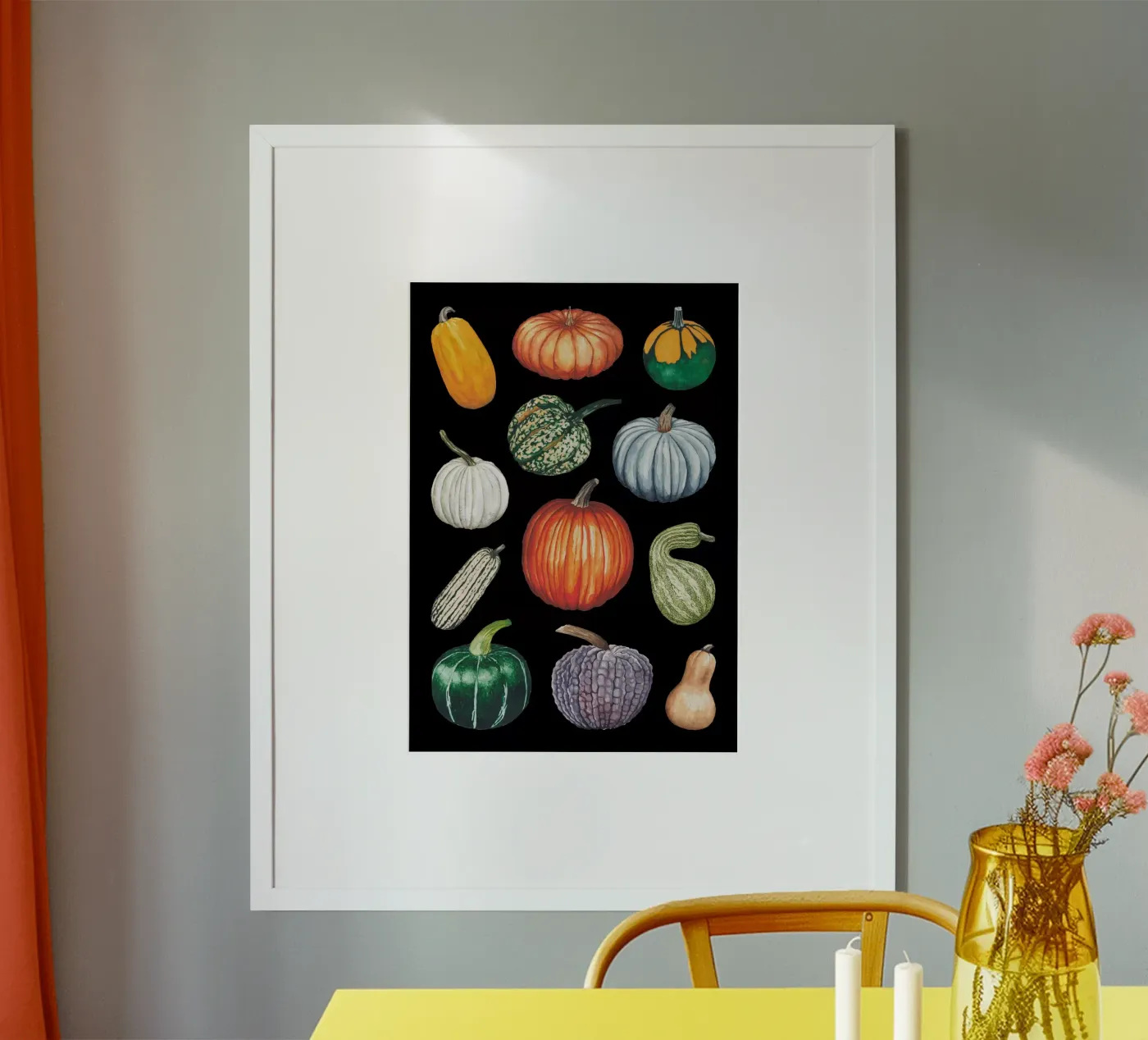 Pumpkins poster by Artsymalistic