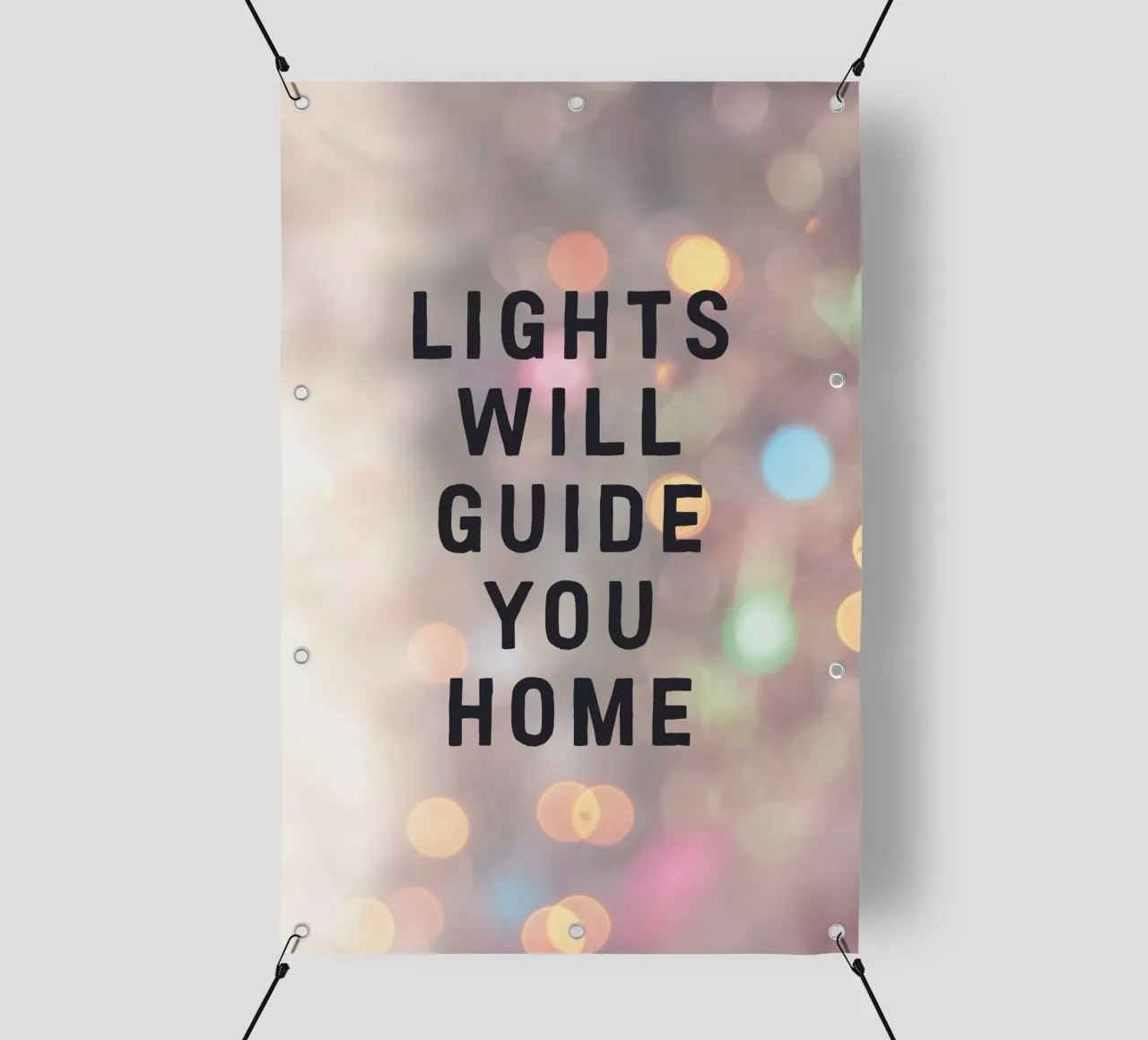 Lights Will Guide You Home telo in pvc da The Native State