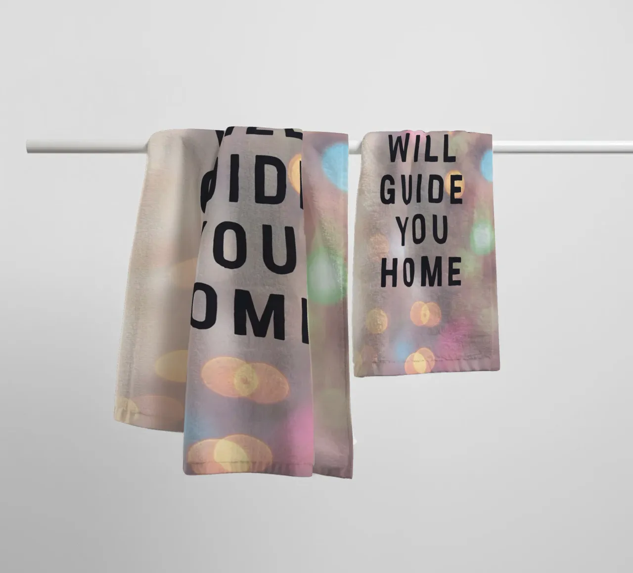 Lights Will Guide You Home asciugamano da bagno da The Native State