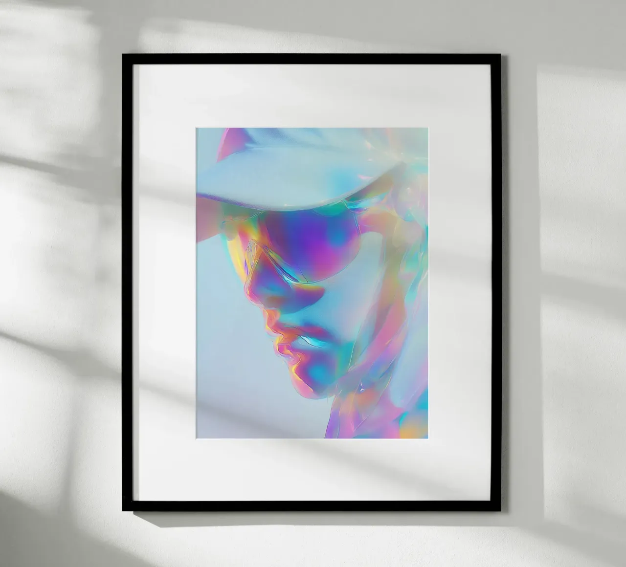 Holographic Portrait Poster von My Tiny Home