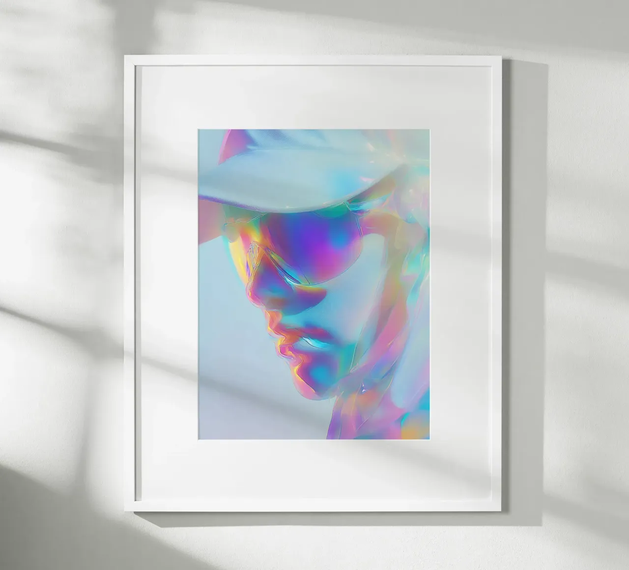 Holographic Portrait Poster von My Tiny Home