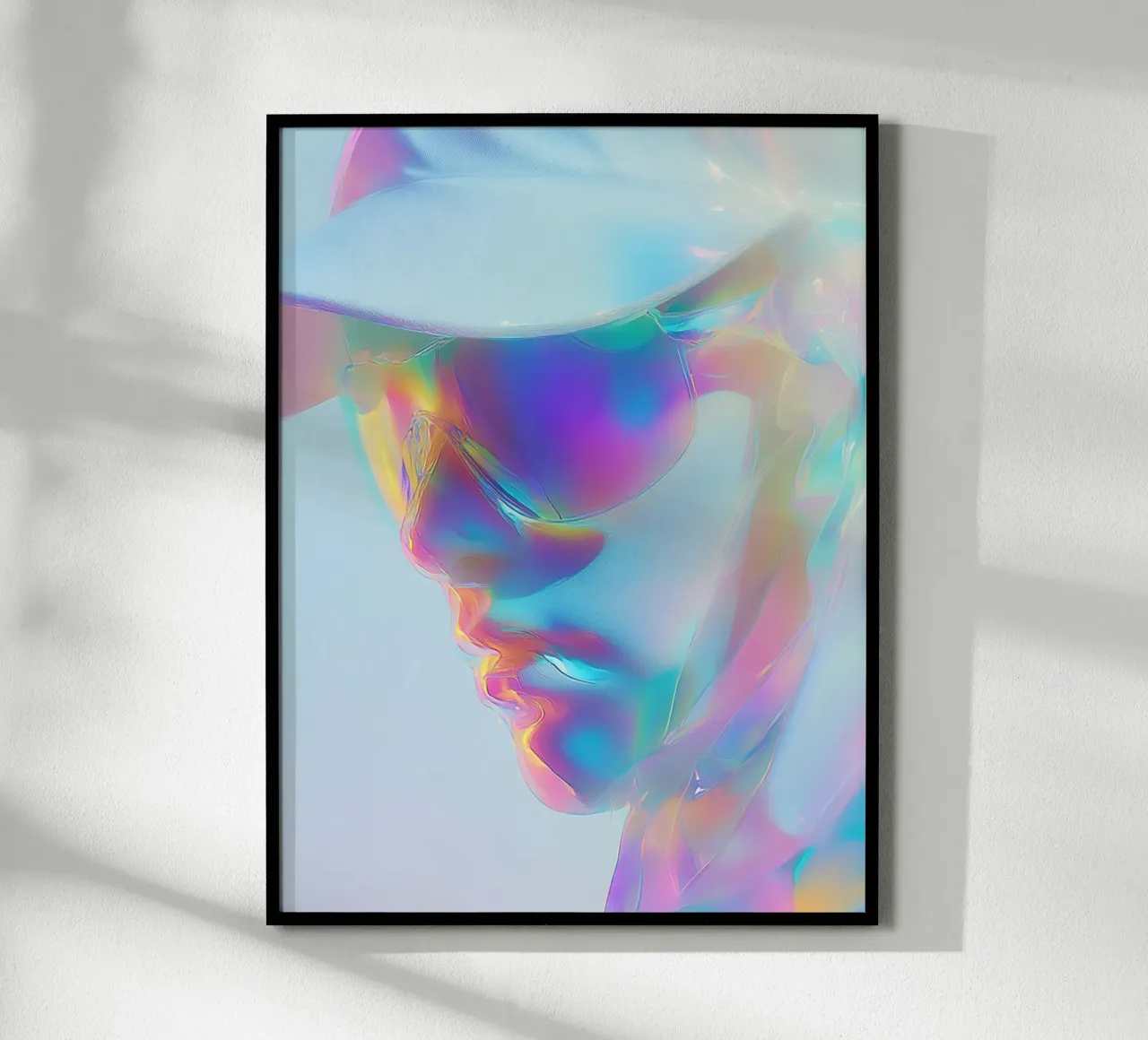 Holographic Portrait Poster von My Tiny Home