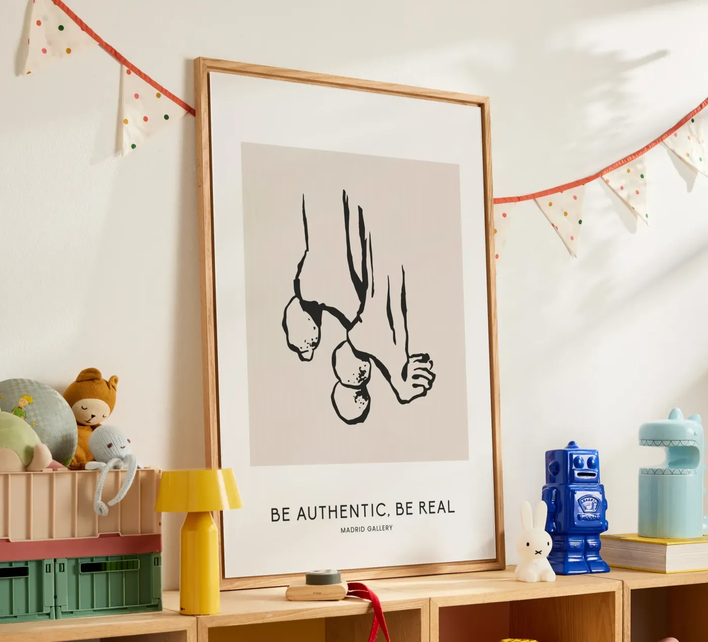 Be Authentic Be Real Acryl-Glas von treechild