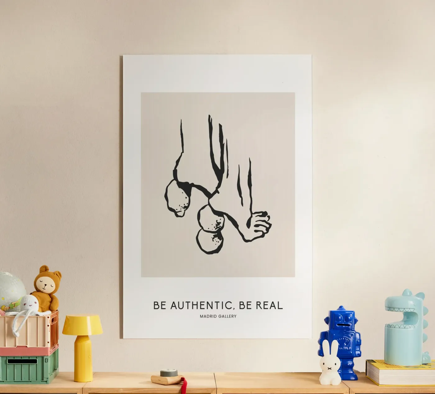 Be Authentic Be Real Acryl-Glas von treechild