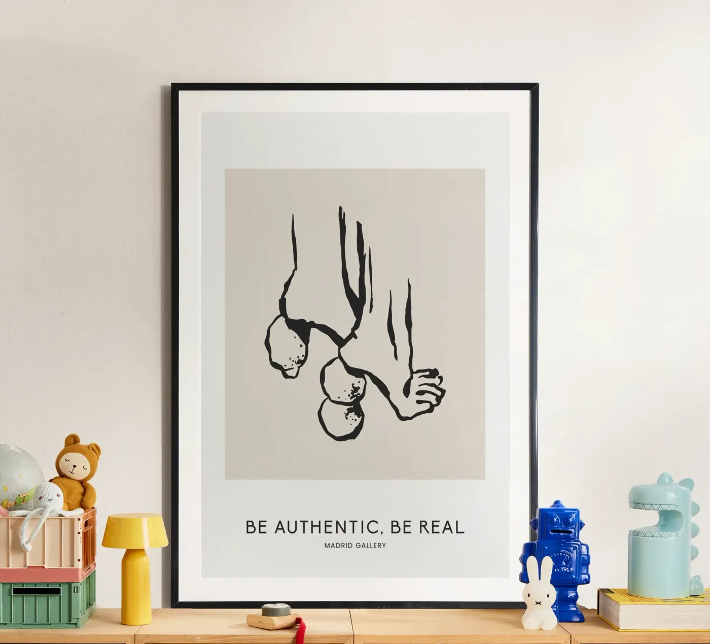 Be Authentic Be Real poster van treechild