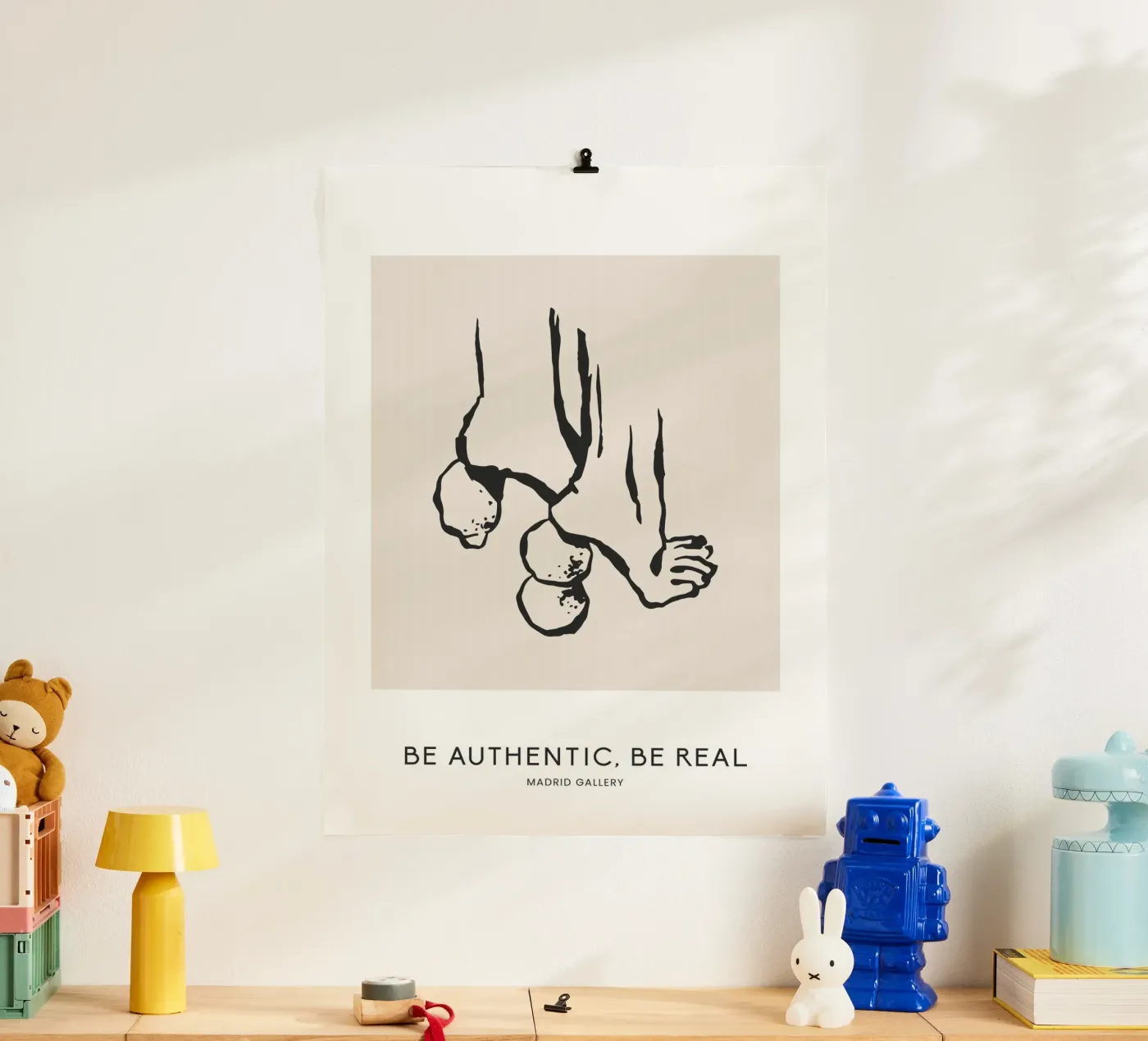 Be Authentic Be Real poster van treechild