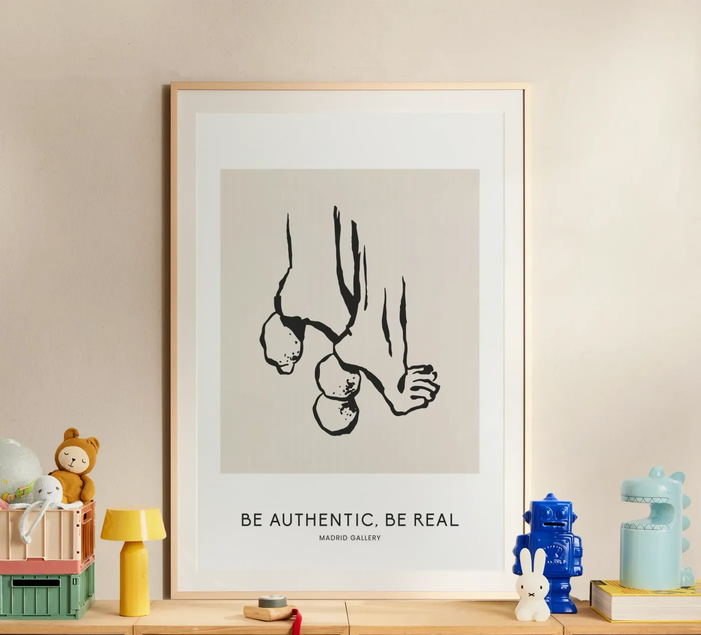 Be Authentic Be Real poster van treechild