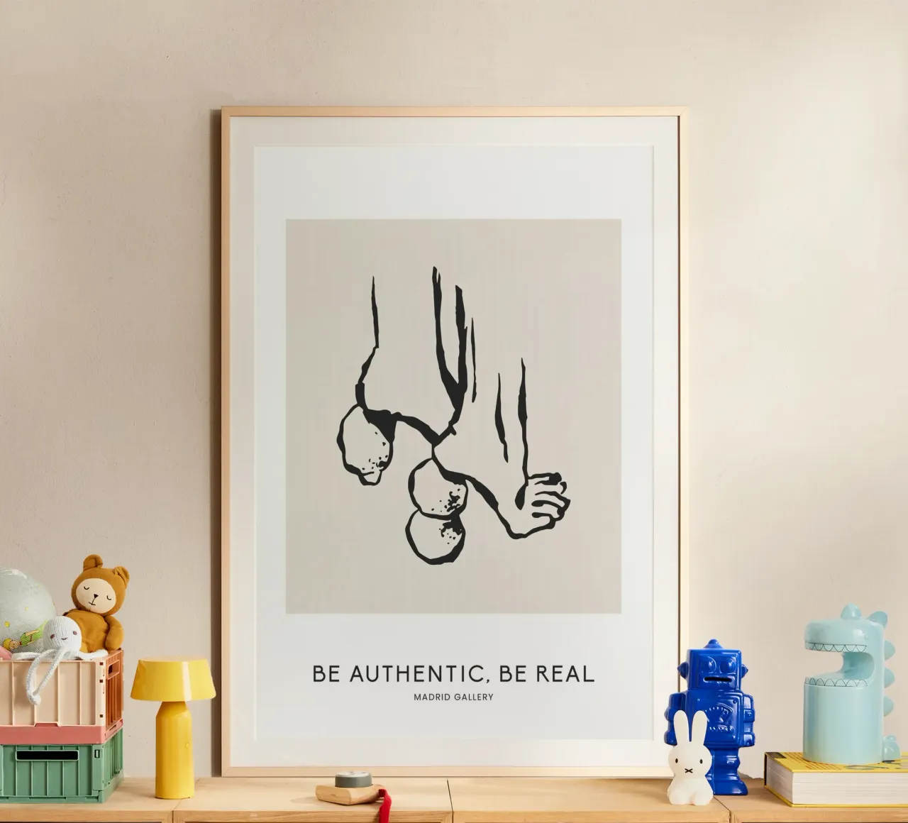 Be Authentic Be Real poster da treechild