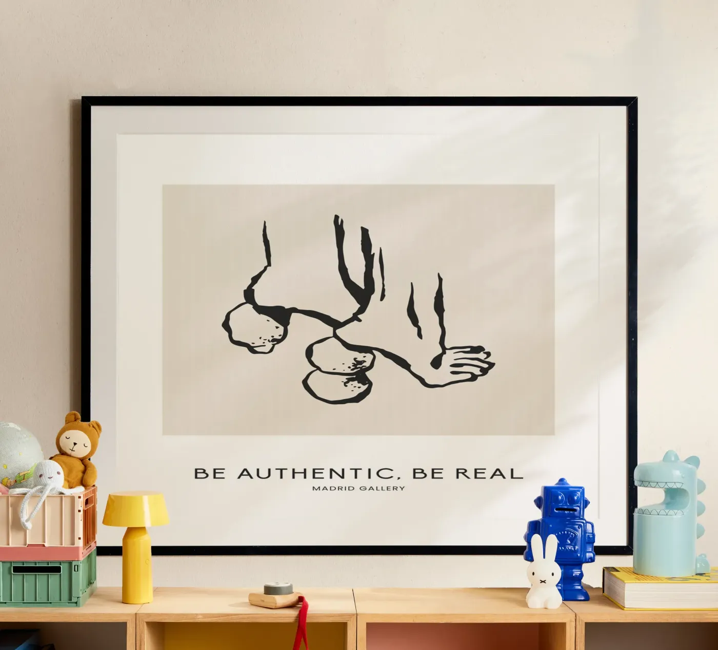 Be Authentic Be Real poster van treechild