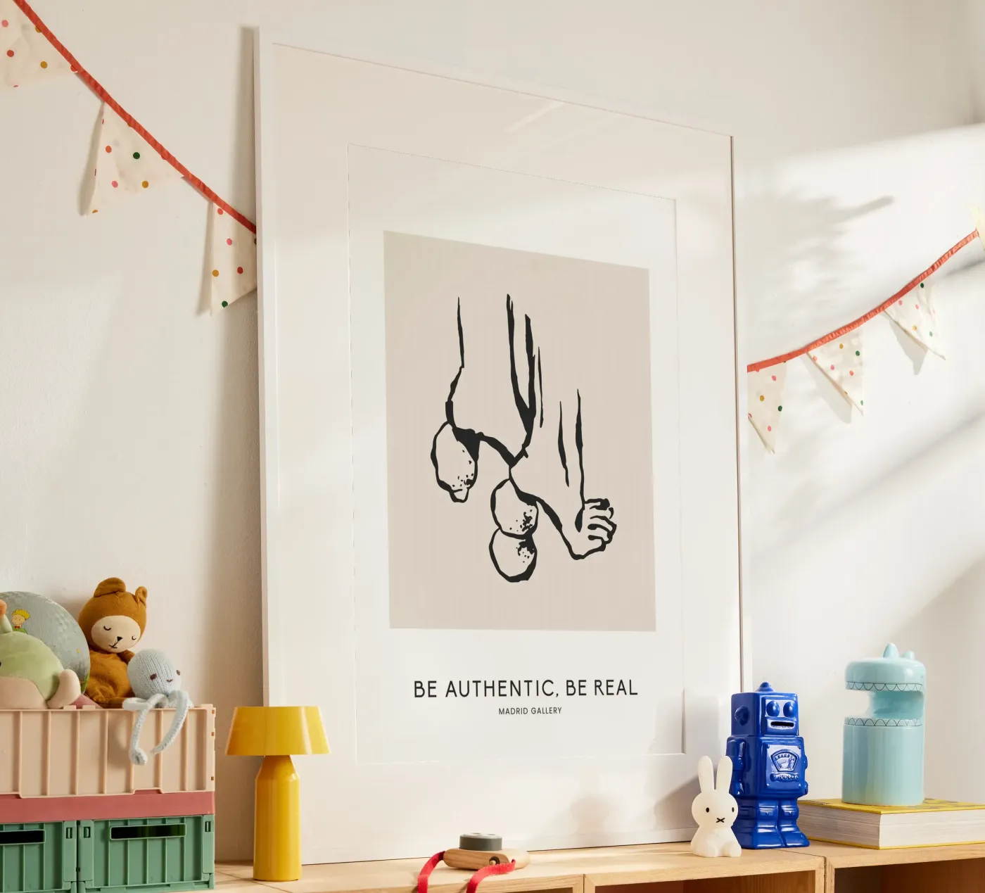 Be Authentic Be Real poster van treechild