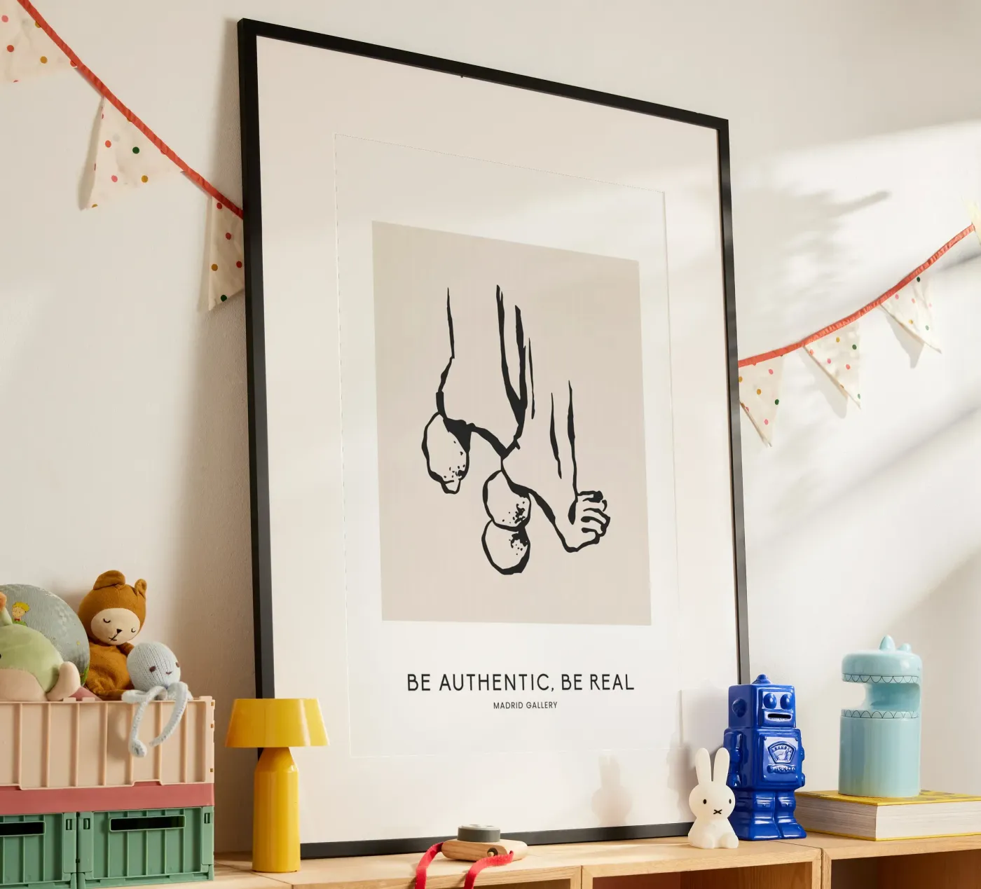 Be Authentic Be Real poster van treechild