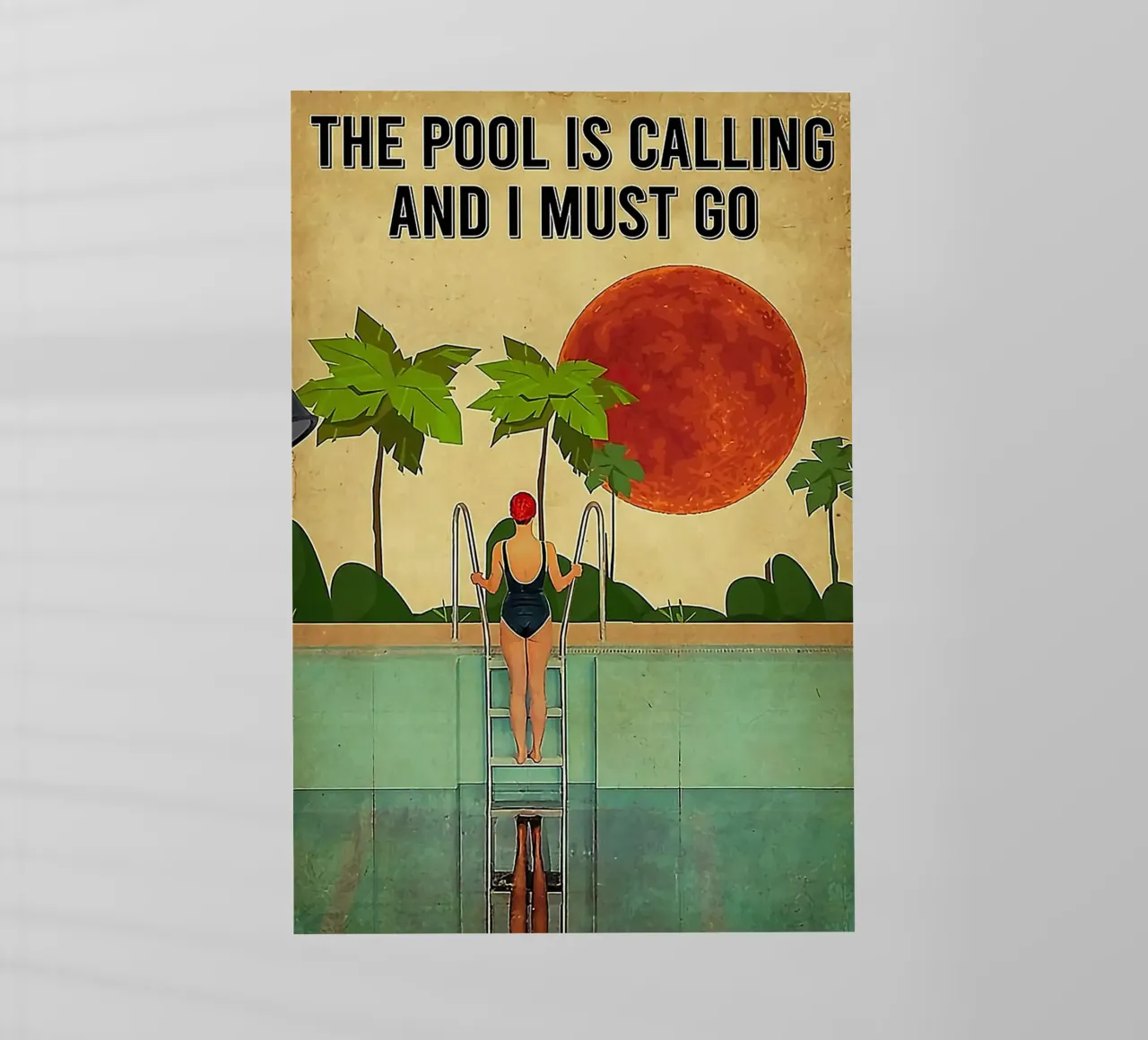 The Pool Is Calling pellicola backlit da Seitz Michelle