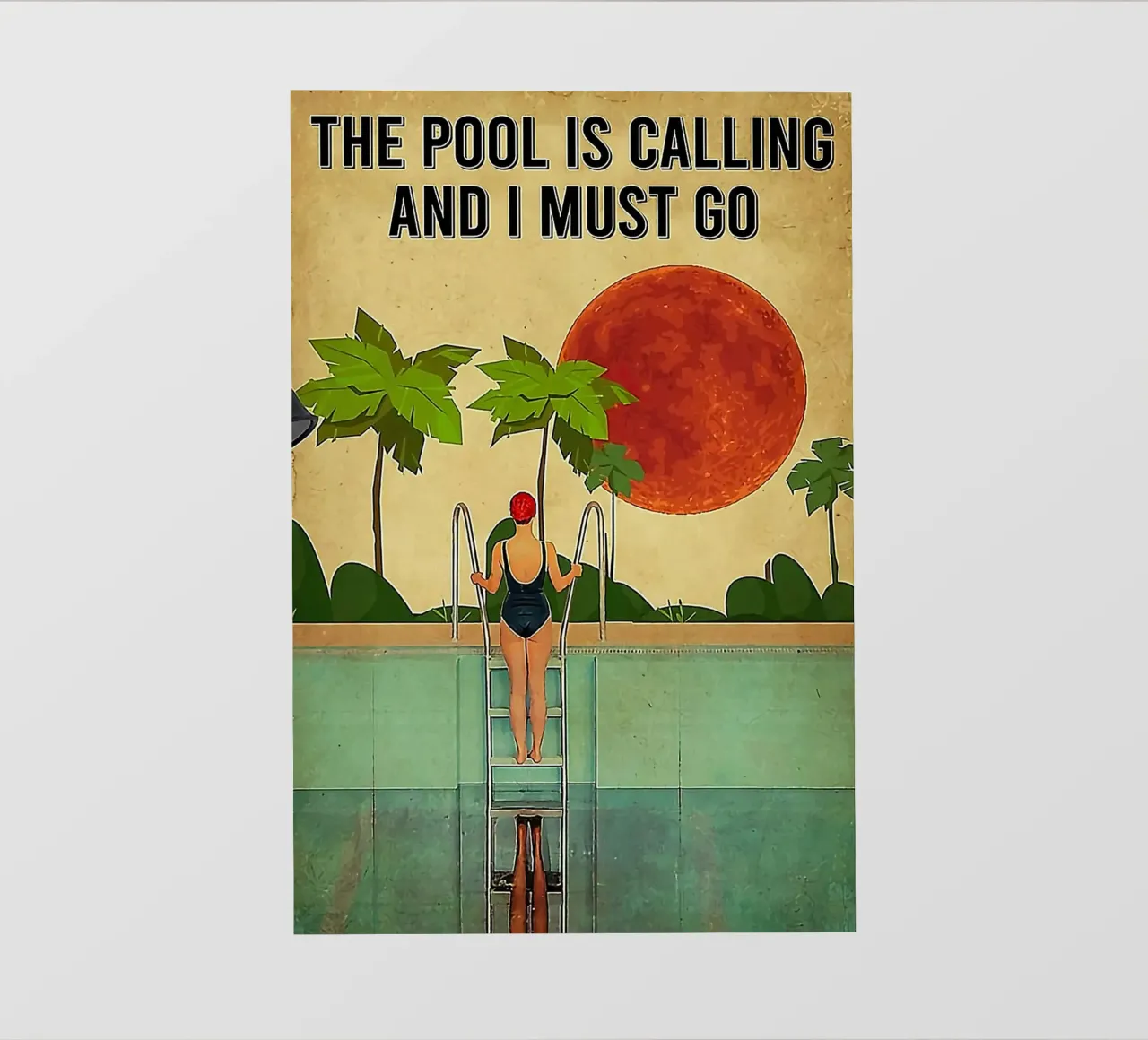 The Pool Is Calling pellicola backlit da Seitz Michelle